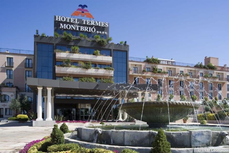 Hotel Termes Montbrió Montbrió del Camp Exterior foto